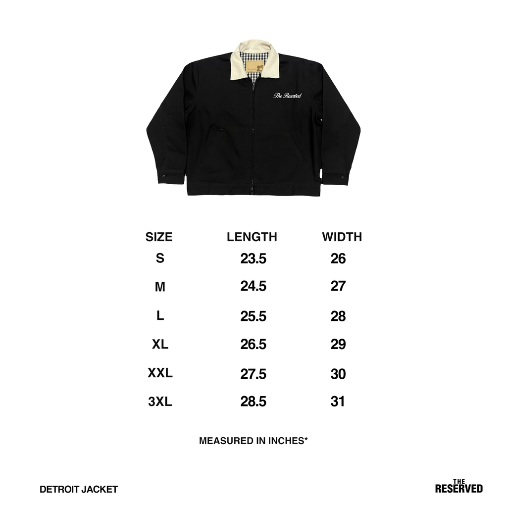 "SCRIPT" DETROIT JACKET